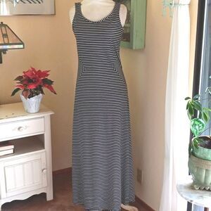 Everly Grey Striped Maxi Dress